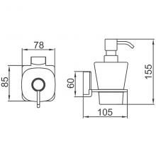 Дозатор для жидкого мыла Ledeme L30327U