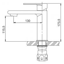 Смеситель для раковины Gappo G1099-20