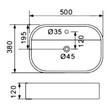 Раковина Frap FX308