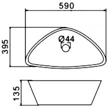 Раковина Frap FX505