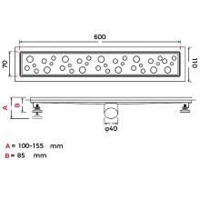 Душевой трап Gappo G86007-2