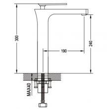 Смеситель для раковины Rose R2211F