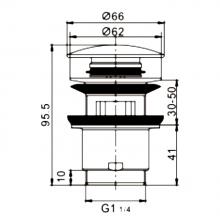 Донный клапан Rose RS01