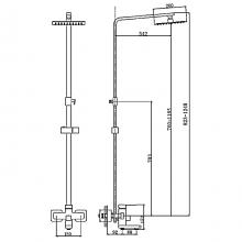 Душевая стойка Haiba HB24803