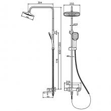 Душевая стойка Haiba HB24805-8