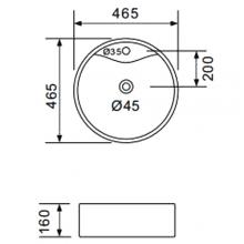 Раковина Frap FX107