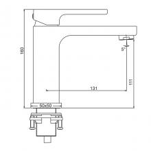 Смеситель для раковины Gappo G1018-1