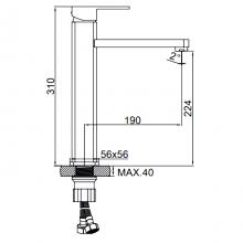 Смеситель для раковины Ledeme L1133