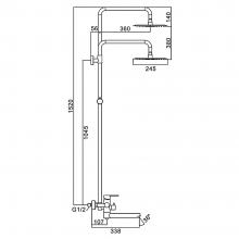 Душевая стойка Frap F24801-6