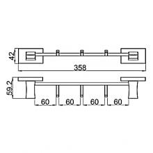 Крючок Gappo G0716-36