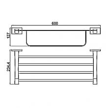 Полочка для ванной Gappo G0724-6