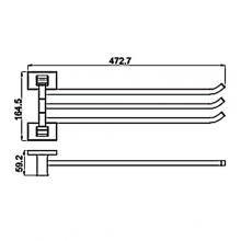 Полотенцедержатель Gappo G0713-6