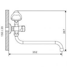 Смеситель для ванны Gappo G2244