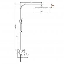 Душевая стойка Gappo G2407-11