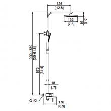 Душевая стойка FAOP A2406-6