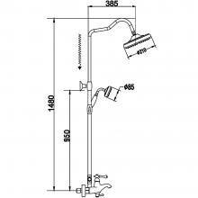 Душевая стойка Rose R0136Q