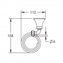 Держатель для фена Rose RG1235