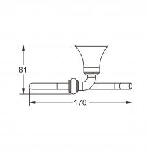 Держатель туалетной бумаги Rose RG1205