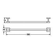 Полотенцедержатель Rose RG3017H