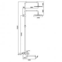 Душевая стойка Frap F24801-6