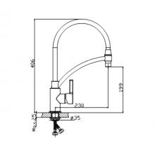 Смеситель для кухни Haiba HB73643-3