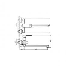 Смеситель для ванны Haiba HB22615-7