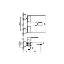 Смеситель для ванны Haiba HB60615-7