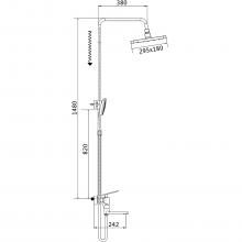 Душевая стойка Shevanik S8036F