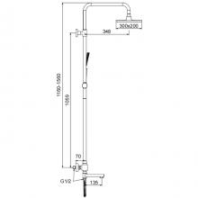 Душевая стойка Frap F24007-6