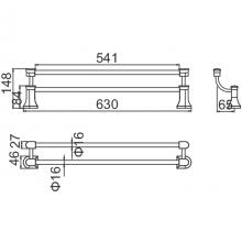 Полотенцедержатель Gerhans K26009