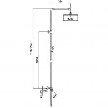 Душевая стойка Gappo G2495-76