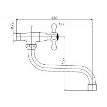 Смеситель для раковины Cron CN4808
