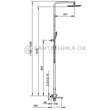 Душевая стойка Gappo G2417-9