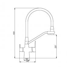 Смеситель для кухни Haiba HB76855-7