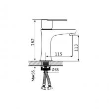 Смеситель для раковины OUTE T40511