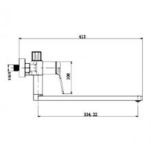 Смеситель для ванны OUTE T11123