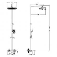 Душевая стойка Haiba HB24615-7