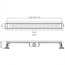 Душевой трап Haiba HB92500