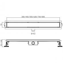 Душевой трап Haiba HB93300