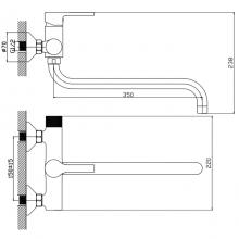 Смеситель для ванны Haiba HB22652-7