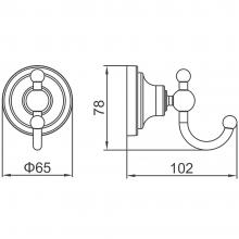 Крючок Ledeme L1405-1 Хром