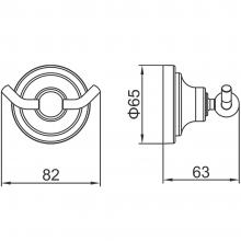 Крючок Ledeme L1405-2 Хром