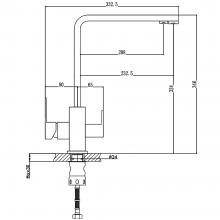 Смеситель для кухни Haiba HB76803-7