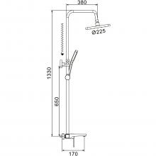 Душевая стойка Shevanik S9736T