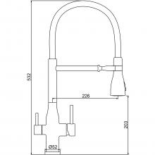 Смеситель для кухни Gappo G4399-76