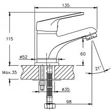 Смеситель для раковины Haiba HB1016