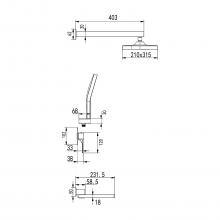 Душевой комплект Rose R1035T