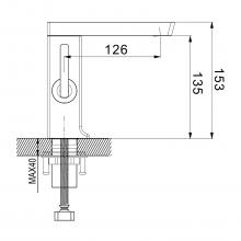 Смеситель для раковины Rose R1801H