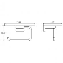 Держатель туалетной бумаги Rose RG1805H