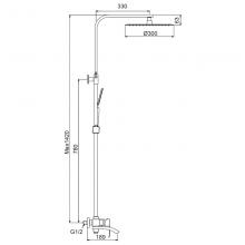 Душевая стойка Frap F24803-16